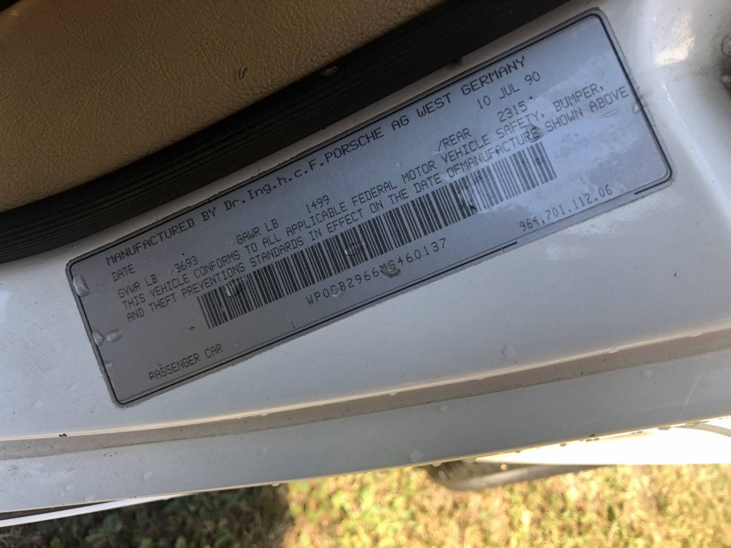 Thumbnail von Porsche 911 Carrera 2 (1990)