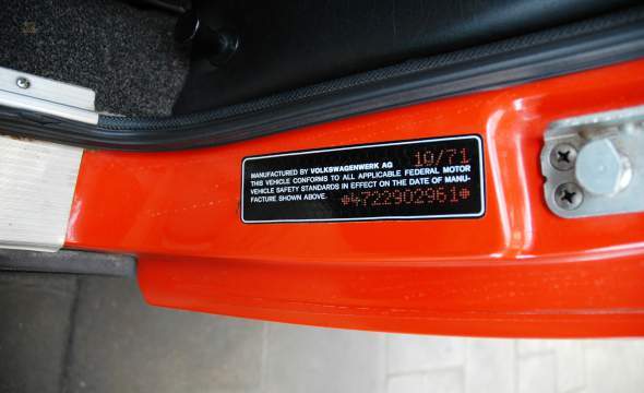 Thumbnail von 914 Coupe, October 1971, Blood Orange/Black