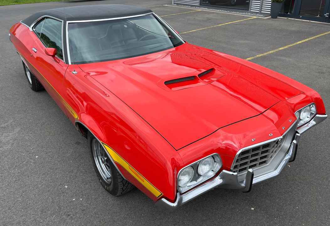  RARITÄT! 1972 Ford Grand Torino Sport Fastback 351/4v Automatik im top gepflegten Zustand TÜV/H-Zulassung