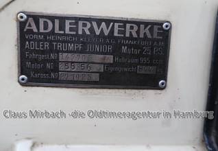 Thumbnail von Adler Trumpf Junior Cabriolet (1937)