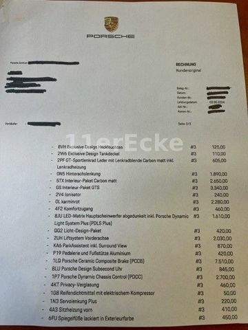 Thumbnail von Porsche 992 TARGA GTS PCCB- LIFT-BURMESTER  LP 229K€