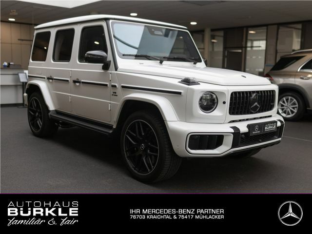 Mercedes-Benz G 63, white-magno, chassis, Night I+II, standard equipment, 360°