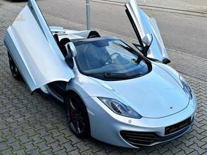 Thumbnail von McLaren MP4-12C 3.8 V8 Spider Ice Silver Service McL NEW