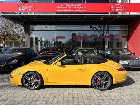 Porsche 997 S Cabrio -speedgelb, 6-Gg.  56tkm -perfekt !