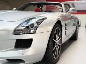 Thumbnail von Mercedes-Benz SLS AMG Roadster en céramique, sans accident, B&O, carbone