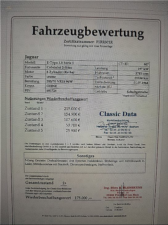 Thumbnail von Jaguar E-Type 3.8 Roadste