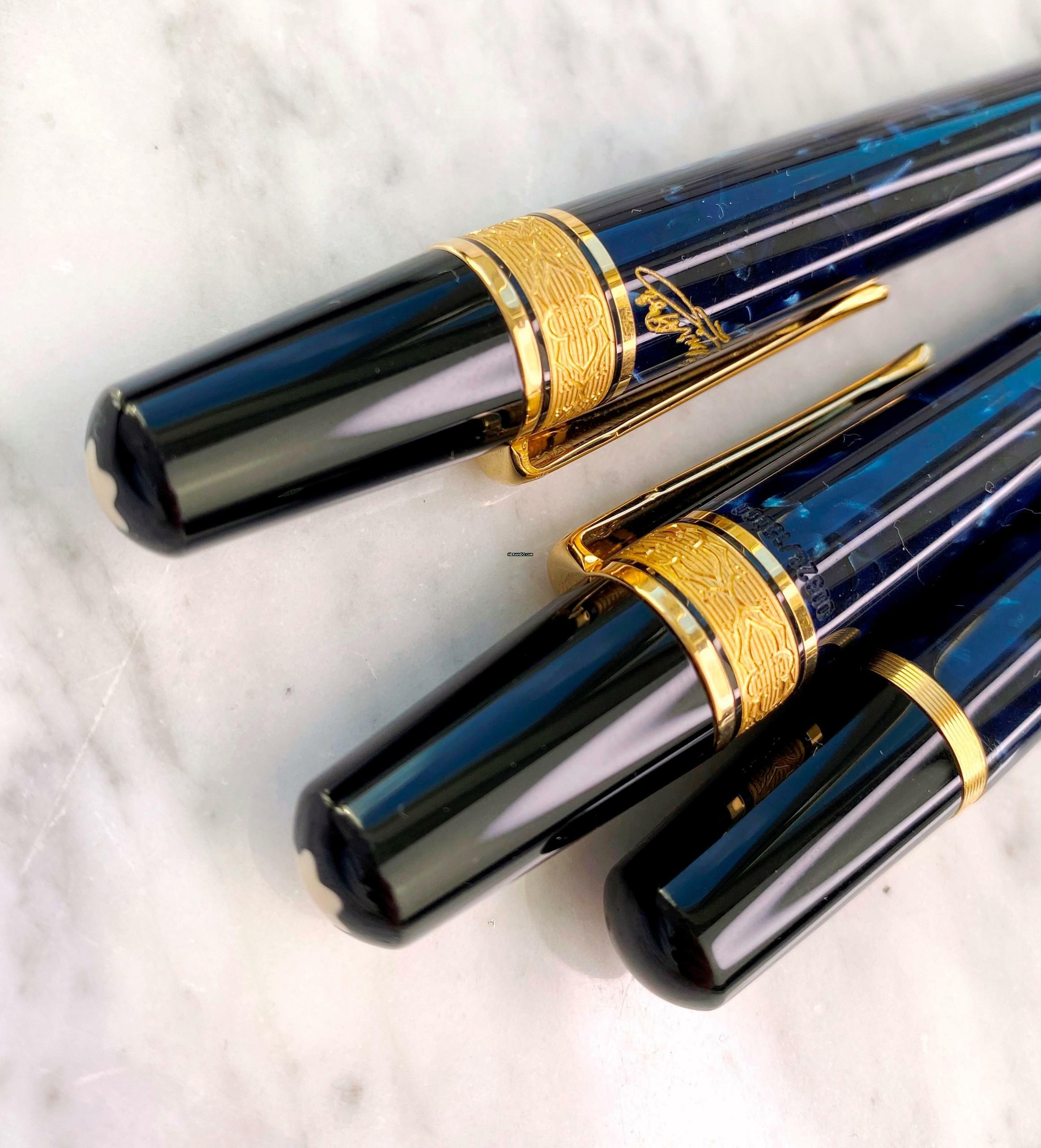 Thumbnail von Montblanc Writers Edition Triple Set 1998 Edgar Allan Poe - Füllfederhalter - Füllfeder - Kugelschreiber Limited ID 28707 </h1>