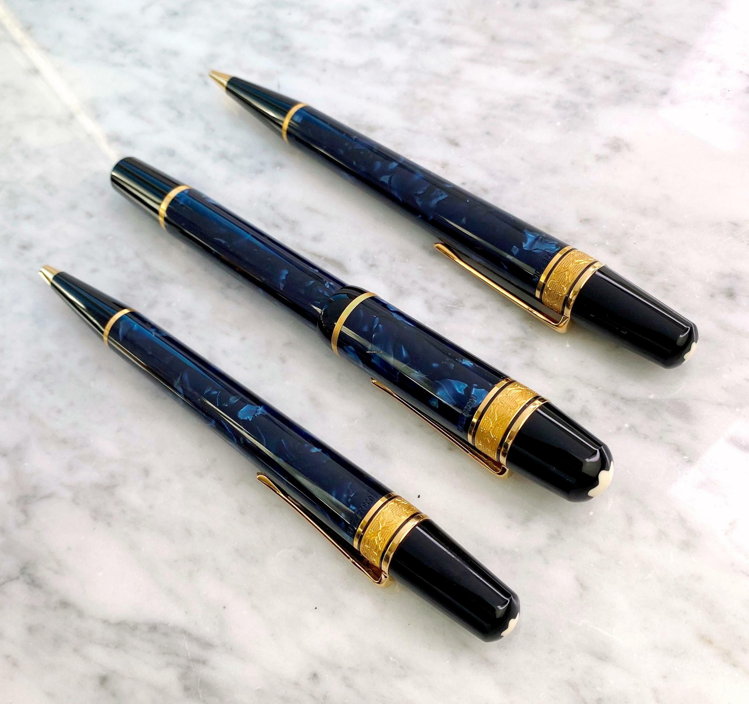 Thumbnail von Montblanc Writers Edition Triple Set 1998 Edgar Allan Poe - Füllfederhalter - Füllfeder - Kugelschreiber Limited ID 28707 </h1>