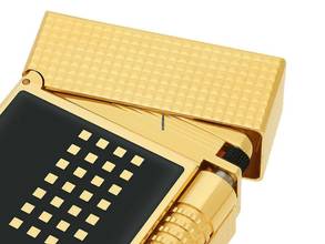 Thumbnail von S.T. Dupont Çakmak Le Grand Behike siyah Sarı altın Ref.C23003CL Tam Set