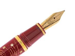 Thumbnail von Pelikan Fire 18 kt or jaune limité Édition spéciale stylo-plume 2010 Ensemble complet