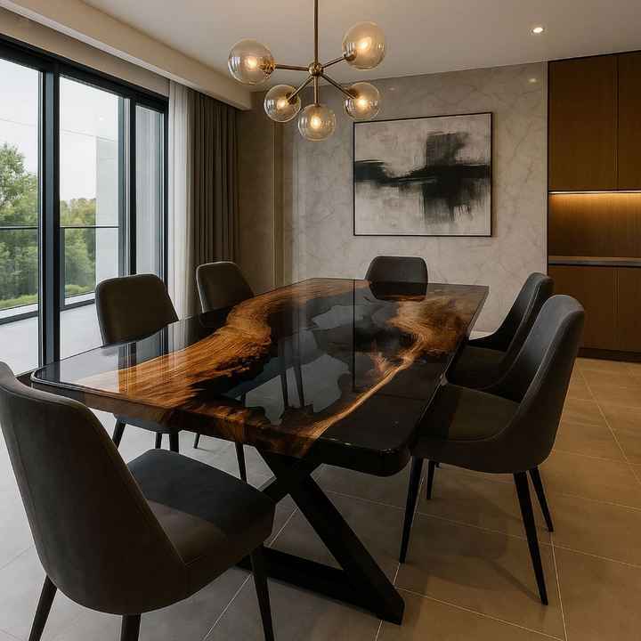 A custom-made table of quiet elegance, uncompromising quality, and timeless presence.