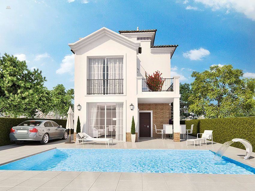 ***Exklusive 5-Zimmer-Villen mit Privatpool nur 100 m vom Meer***