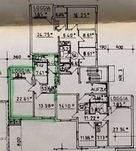 Thumbnail von ***SCHÖNE ETAGENWOHNUNG mit 2 ZIMMERN, KÜCHE, BAD, BALKON im 7.OG***