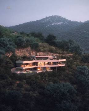 ***VILLA MIT PANORAMABLICK IN BENAHAVIS BEI MARBELLA***