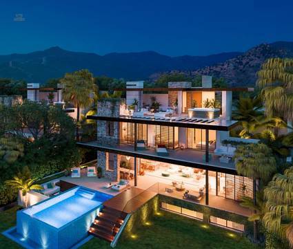 ***13 MODERNE VILLEN MIT PANORAMABLICK IN BENAHAVIS***