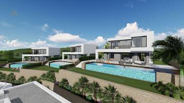 Thumbnail von ***Elegante Villen mit 4 Schlafzimmern, Privatpool, Souterrain und Meerblick nur wenige Autominuten vom Strand von Benidorm***