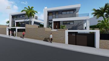 Thumbnail von ***Elegante Villen mit 4 Schlafzimmern, Privatpool, Souterrain und Meerblick nur wenige Autominuten vom Strand von Benidorm***