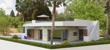 Thumbnail von ***Luxusvillen mit 3 Schlafzimmern, wunderschönen Natursteinelementen, Keller/Garage und Privatpool***