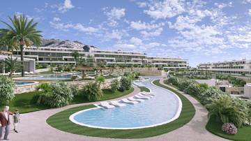 Thumbnail von ***Elegante Maisonette-Wohnungen mit privatem Garten, Gemeinschaftspool und z. T. mit Meerblick, nur wenige Autominuten vom Strand von Benidorm***