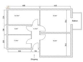 Thumbnail von Erstbezug in Top modernisierte möblierte Etagenwohnung