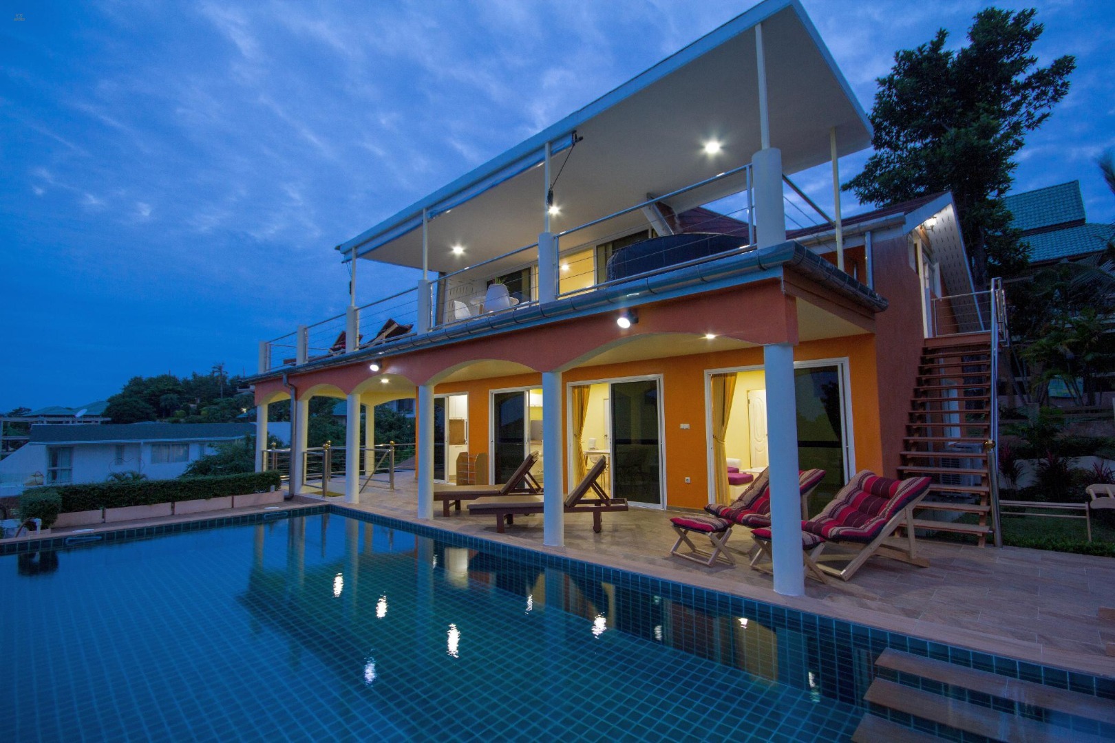 Traumvilla mit Pool und Meerblick, Koh-Samui, Thailand