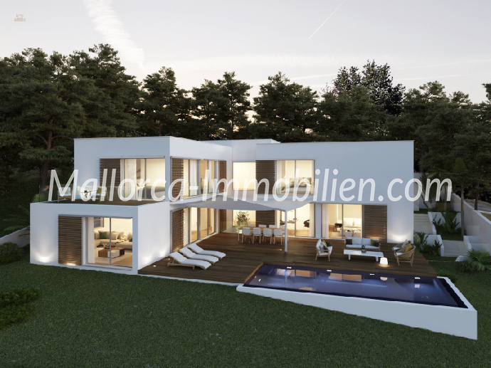 VILLA IM MODERNEN STIL MIT AUSSERGEWÖHNLICHEM MEERBLICK IM BAU