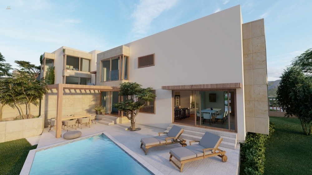 Moderne Neubau-Villa mit Swimmingpool