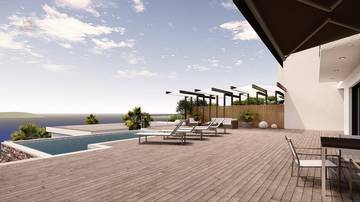 Thumbnail von Moderne Villa mit Pool und Meerblick