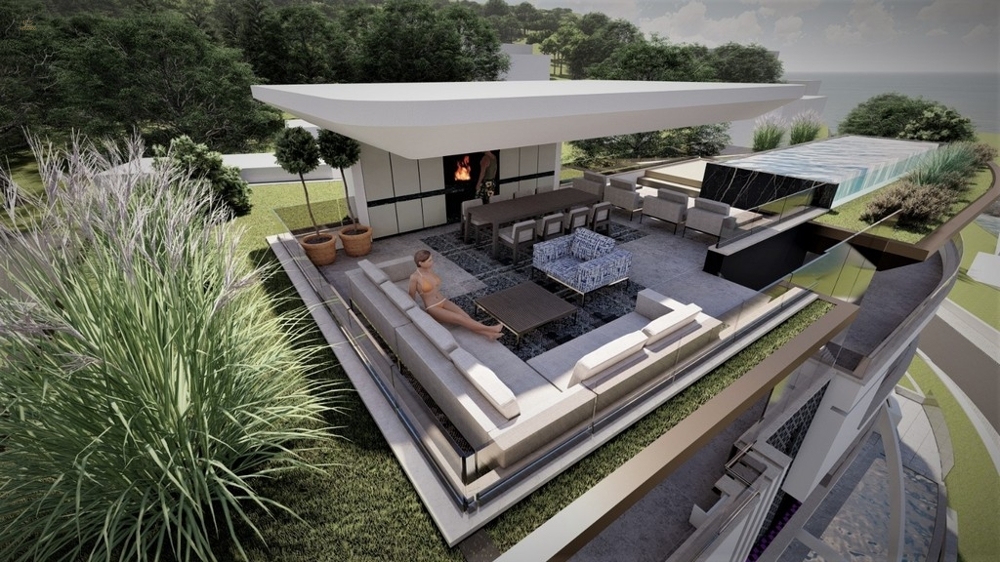 Thumbnail von Moderne Penthouses mit Pool auf der Dachterrasse