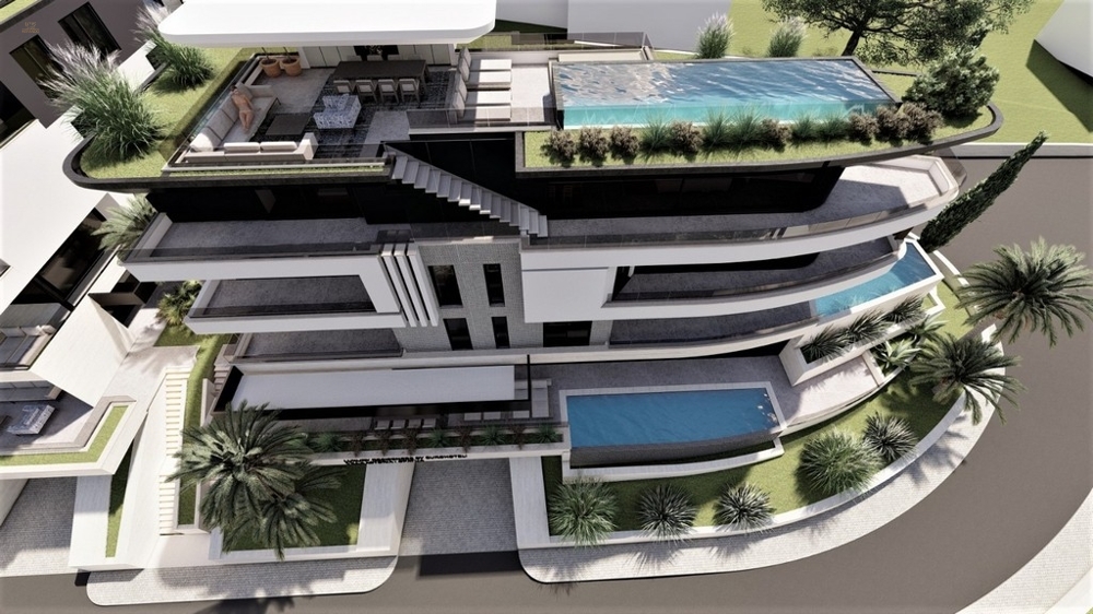 Thumbnail von Moderne Penthouses mit Pool auf der Dachterrasse