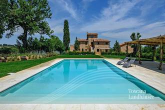 Thumbnail von Очаровательное природное каменное поместье с бассейном в панорамном расположении