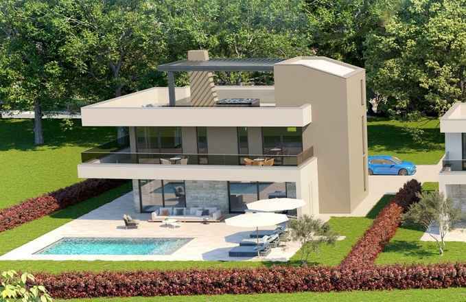 Moderne Neubau-Villa mit Swimmingpool