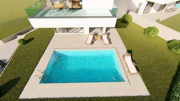 Thumbnail von Region Omisalj, Insel Krk: Moderne Doppelhaushälfte mit Pool