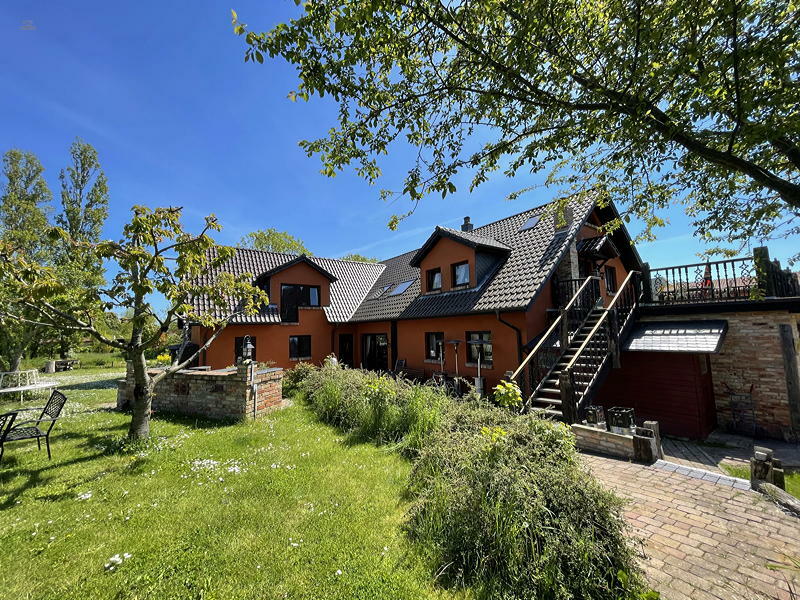 Rügen mit Blick in den Sonnenuntergang