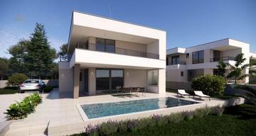 Thumbnail von Moderne Villa mit Pool und Blick auf das Meer