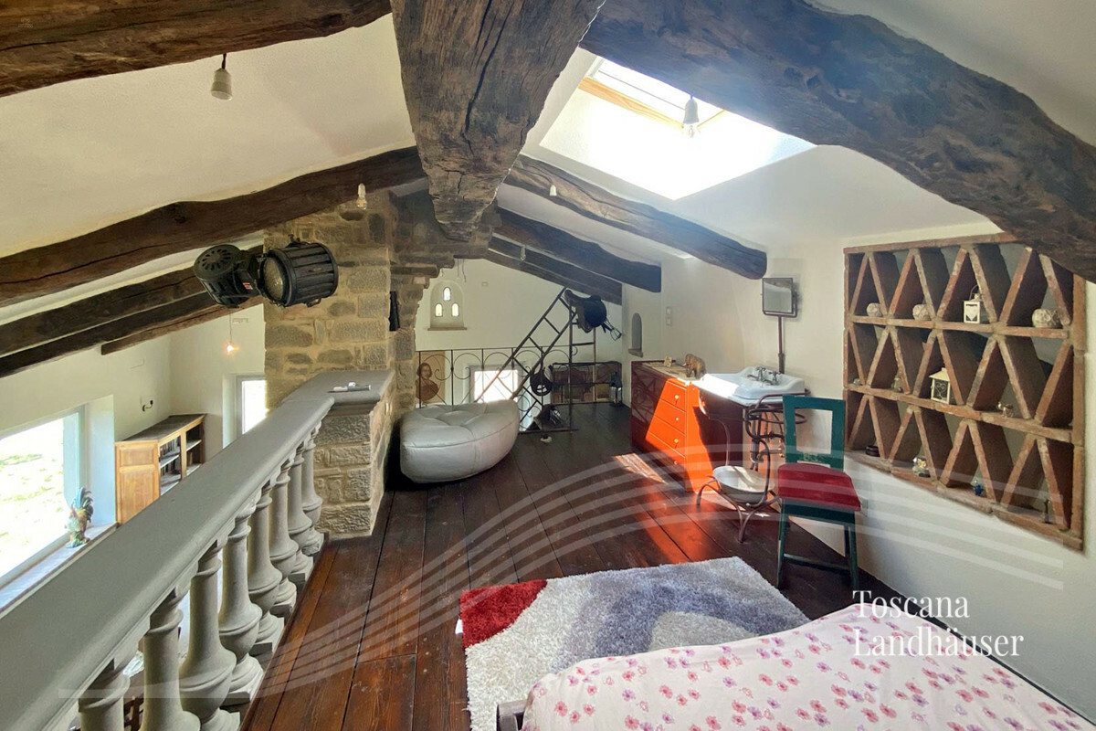 Thumbnail von Faszinierendes Landhaus mit Panoramablick bis Cortona