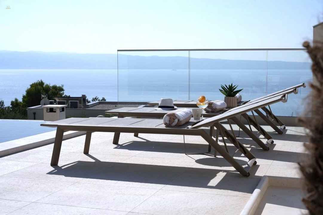 Neubau-Villa mit Panorama-Meerblick, Region Split