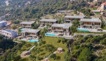 Thumbnail von Attraktive Neubau-Villa mit Swimmingpool und Meerblick in ruhiger Umgebung, Region Trogir