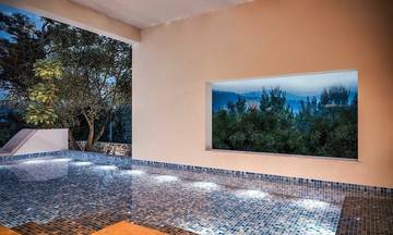 Thumbnail von Moderne Steinvilla mit schönem Meerblick in Jezera