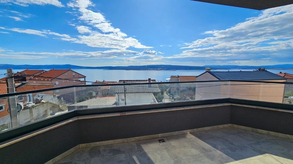 Neubau Appartement mit Meerblick in Crikvenica