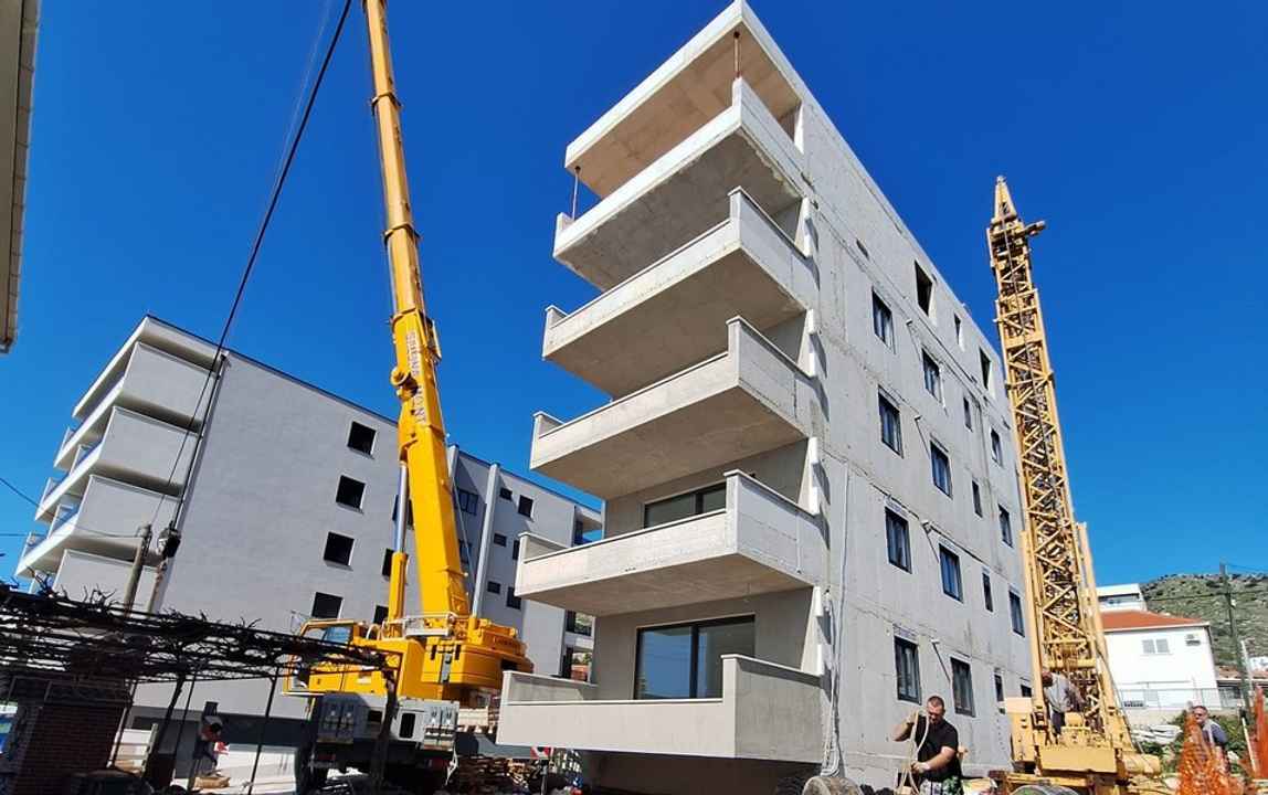 Moderne Neubau-Appartements mit Meerblick, Region Trogir