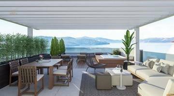 Thumbnail von Penthouse mit Dachterrasse und Meerblick in Okrug Gornji