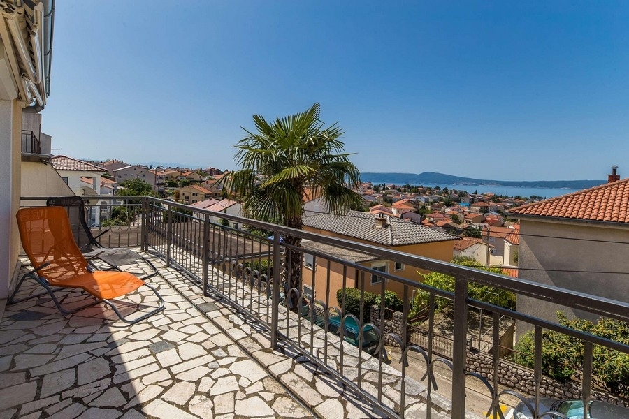 Gepflegtes Appartement mit Meerblick in Crikvenica