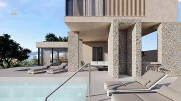 Thumbnail von Havuz ve deniz manzaralı modern villa, Rogoznica bölgesi