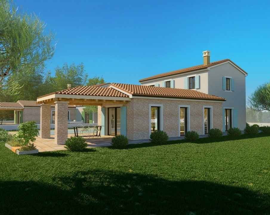 Mediterrane Villa mit Pool und Meerblick, Region Porec