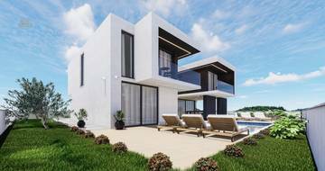 Thumbnail von Moderne Villa mit Pool und Blick auf das Meer