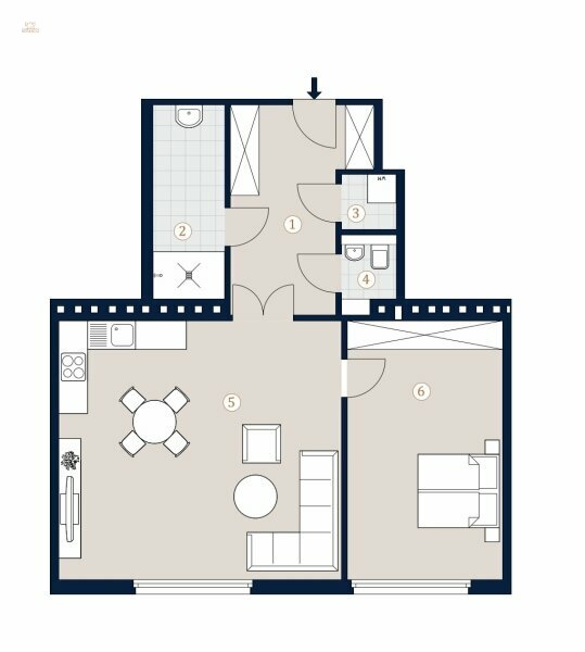 Thumbnail von Schöne 2-Zimmer Wohnung, Erstbezug!