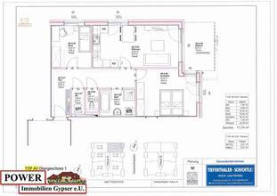 Thumbnail von Neuwertige 3-Zimmer Wohnung mit großen Balkon & Carport!