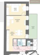 Thumbnail von Perfekt sanierte 2-Zimmer-Altbauwohnung mit Balkon in Top-Lage