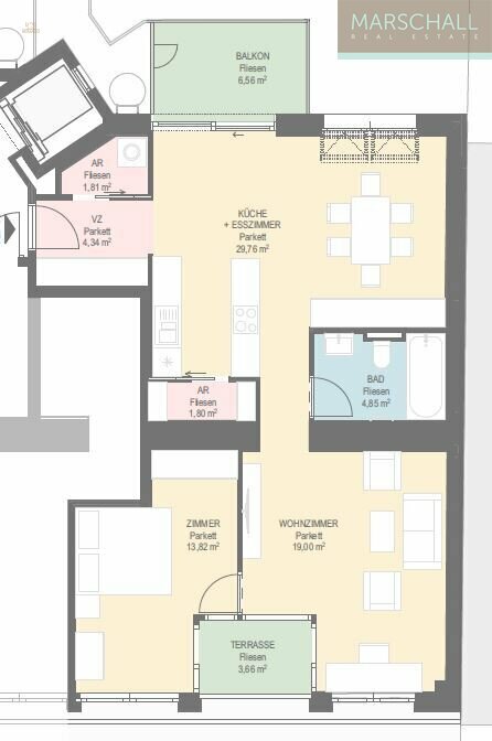 Thumbnail von 3-Zimmer-Dachgeschoßwohnung mit Terrasse